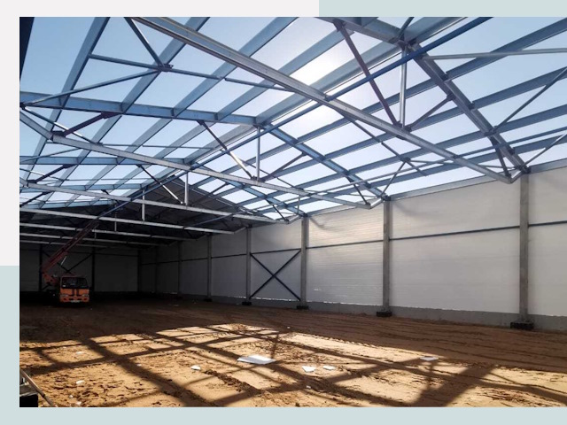 Строительство сенохранилищ в Балахне