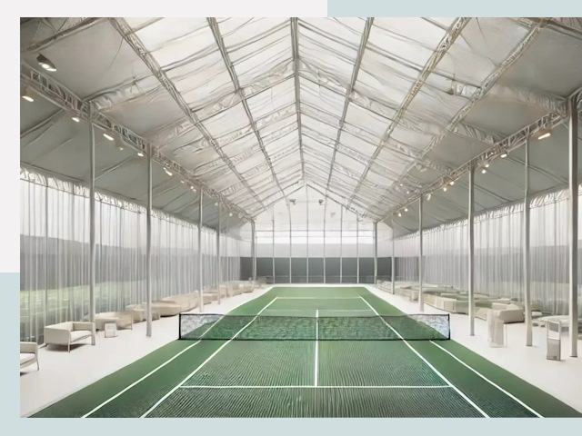 Строительство теннисных кортов в Балахне