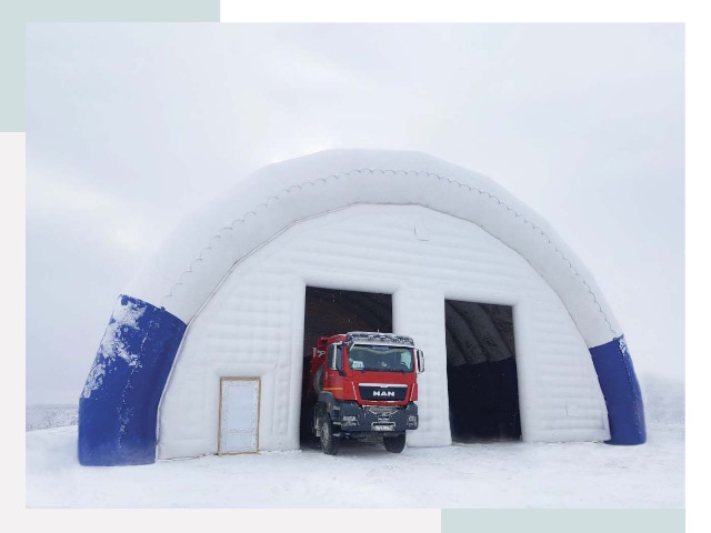 Мобильные ангары в Балахне