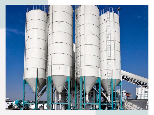 Строительство цементных силосов в Балахне