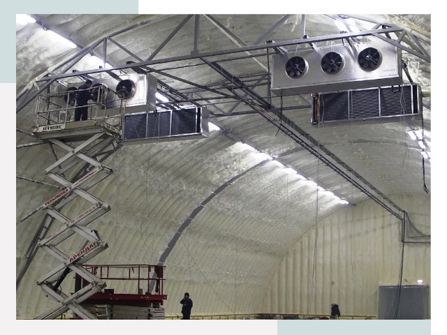 Оснащение ангаров в Балахне