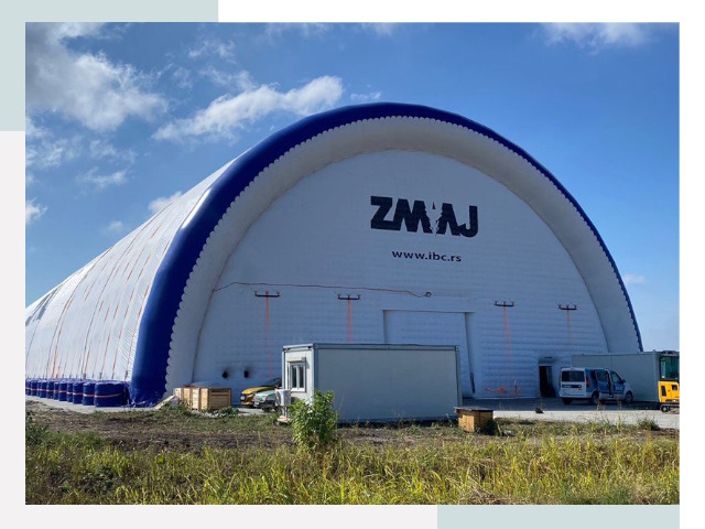 Брендирование ангаров в Балахне