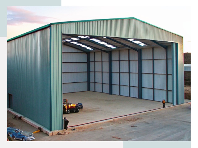 Строительство ангаров в Балахне