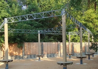 Терраса из металлоконструкций под ключ, проектирование, изготовление и монтаж от СтальСтрой-Блх